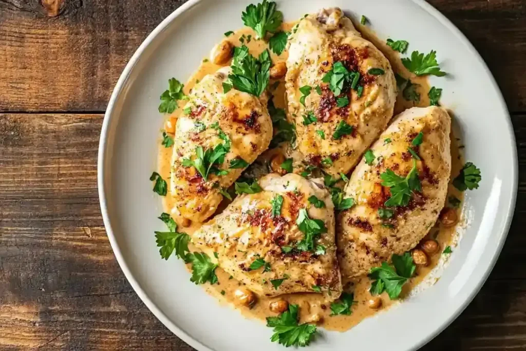 Chicken with Peanut Butter Dish