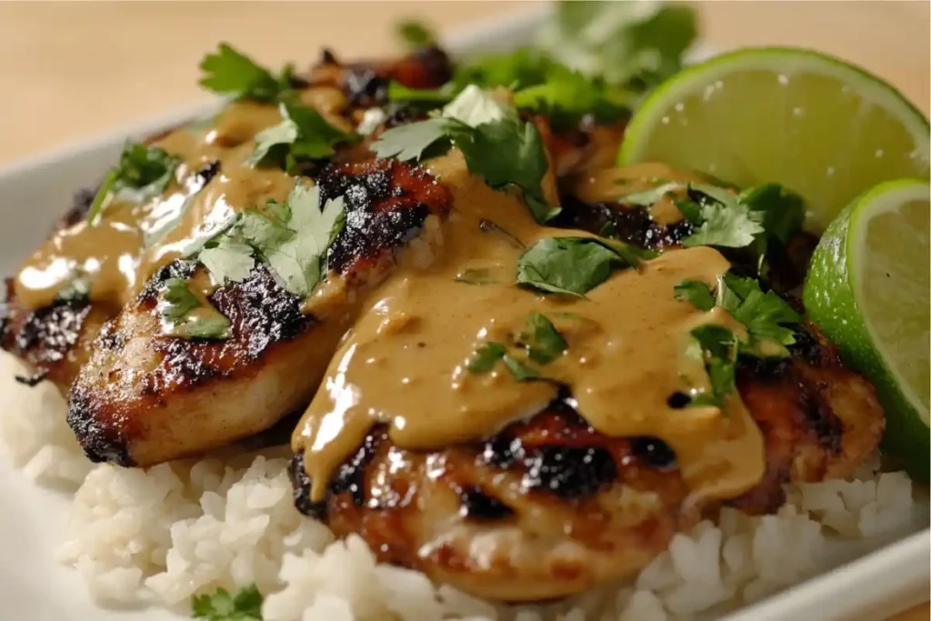 Chicken and Peanut Butter Dish