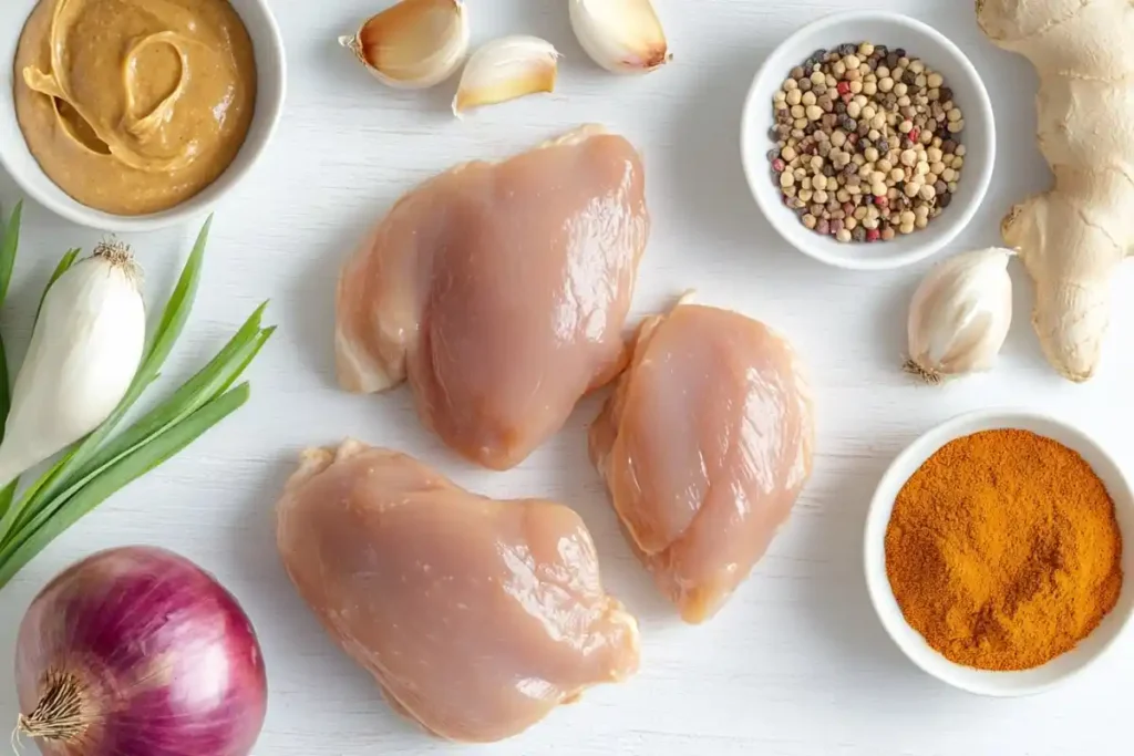 Peanut butter chicken ingredients